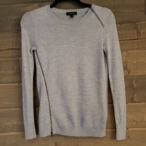J.crew asymmetrical zipper sweater